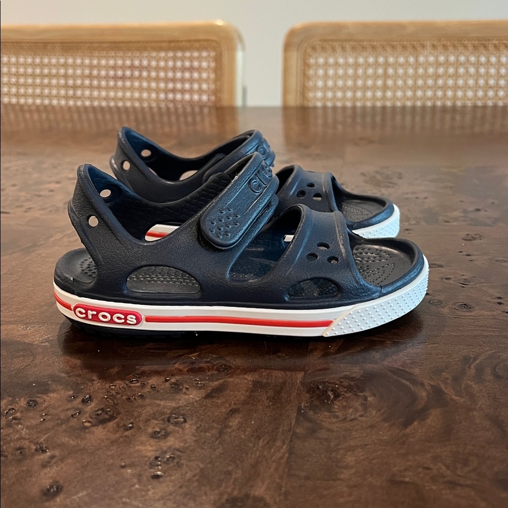 Toddler boy croc sandals size 8